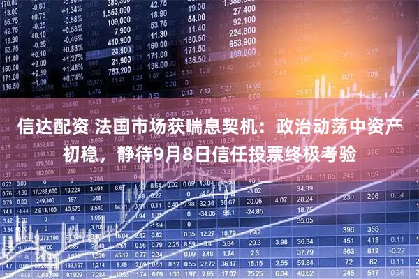 信达配资 法国市场获喘息契机：政治动荡中资产初稳，静待9月8日信任投票终极考验