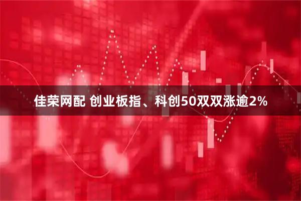 佳荣网配 创业板指、科创50双双涨逾2%